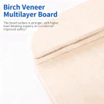 Home Fitness Balance Board – Core Trainer for All Ages | Non-Slip Wooden Stability Board