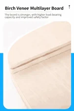 Home Fitness Balance Board – Core Trainer for All Ages | Non-Slip Wooden Stability Board