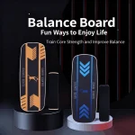 Home Fitness Balance Board – Core Trainer for All Ages | Non-Slip Wooden Stability Board