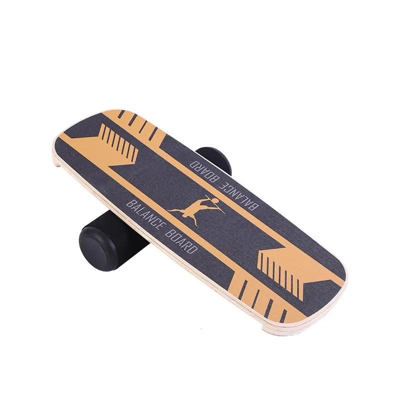 Home Fitness Balance Board – Core Trainer for All Ages | Non-Slip Wooden Stability Board