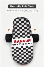 Surf & Snow Balance Board with Wooden Roller – Dynamic Trainer for Carving, Agility & Core Strength