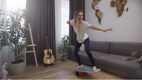Glute activation and lower back relief with balance board training.