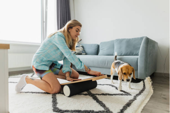 Integrating a balance board into daily fitness for improved symmetry.