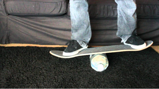 low intensity standing exercise on balance board