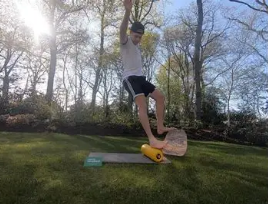 What happens to the body when the balance board is misused?
